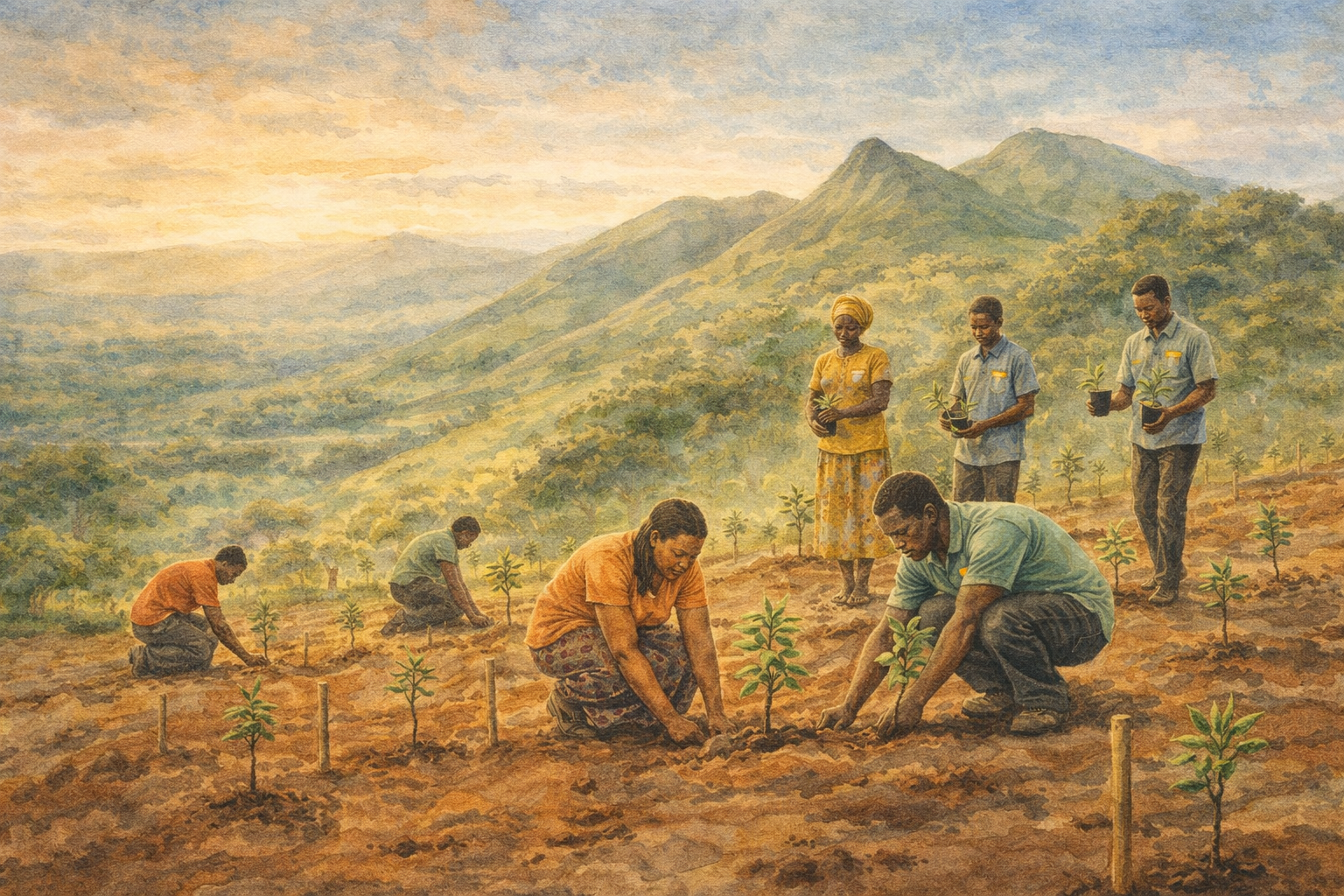 Kenya, 1,500 Trees for the Ngong Hills