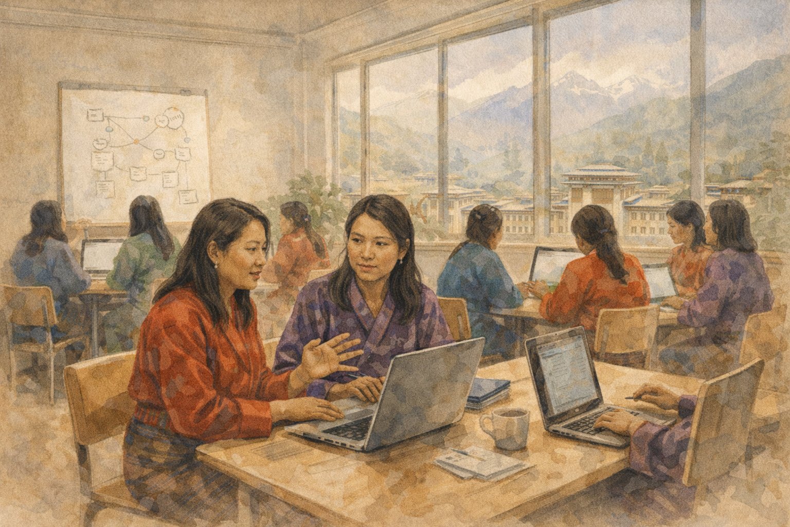 Bhutan, Drei Tage für Bhutans Gründerinnen