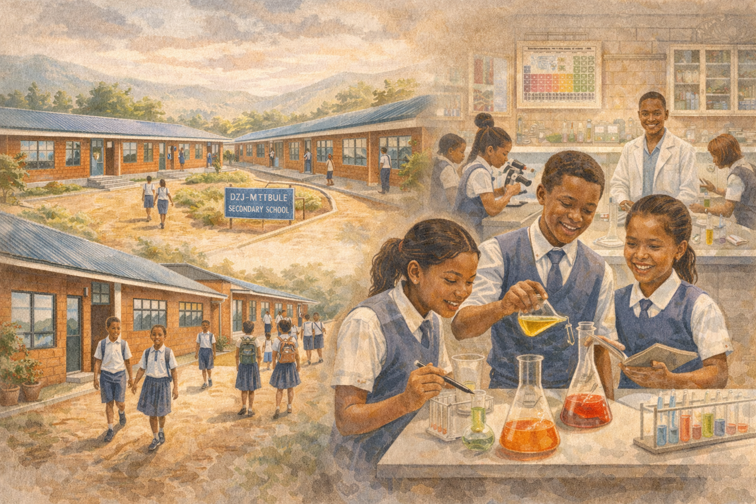 South Africa, Nkowankowa Welcomes Upgraded DZJ Mtebule School