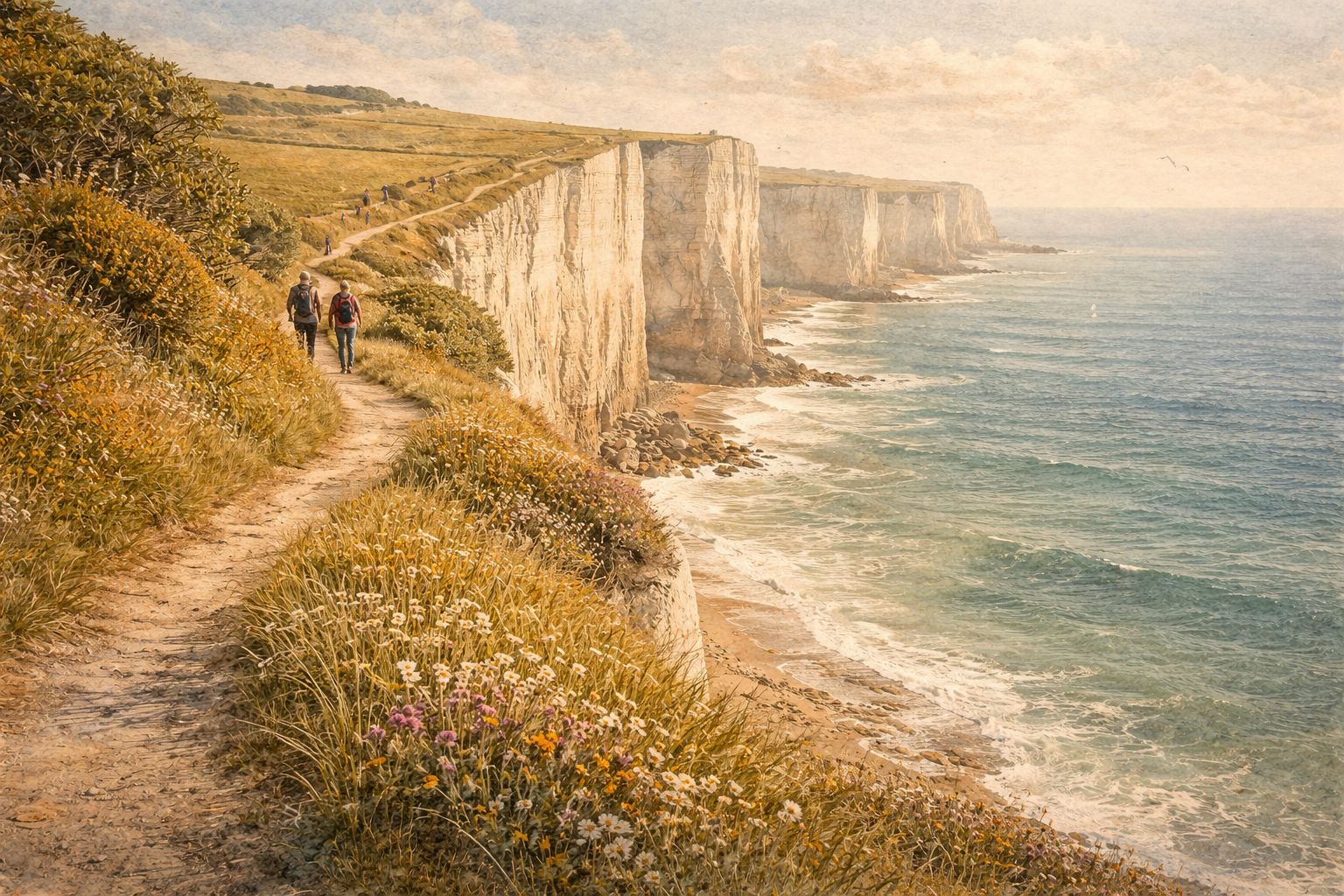 United Kingdom, England Der längste Küstenwanderweg der Welt ist eröffnet