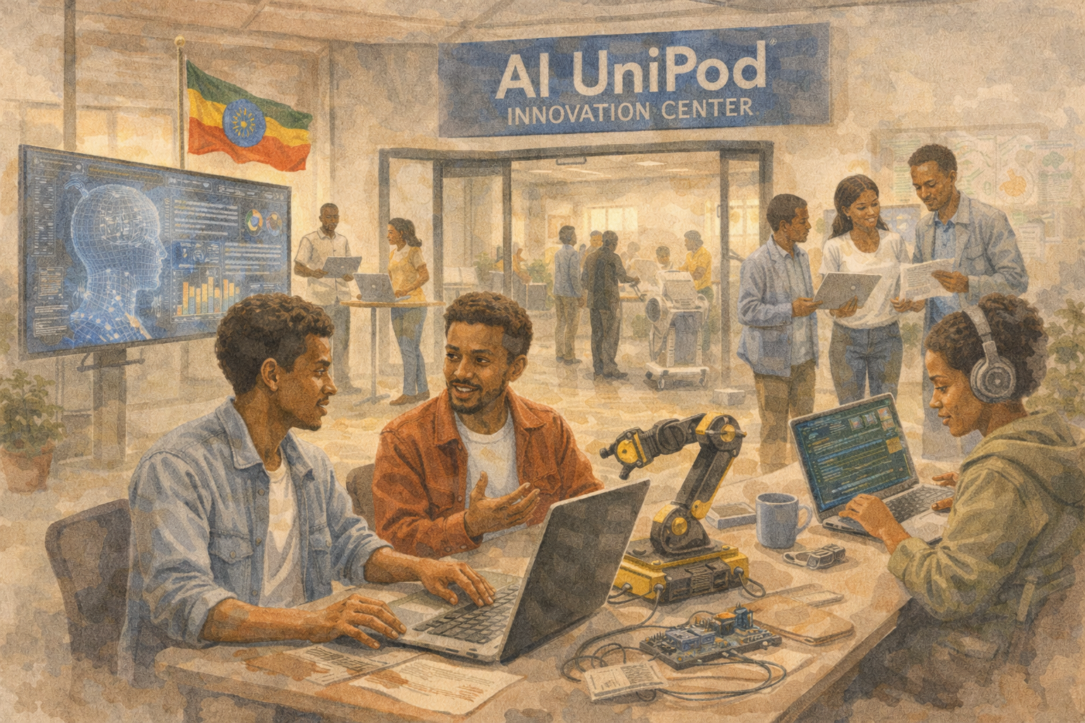 Ethiopia, AI UniPod Launches in Addis Ababa for Students and Startups