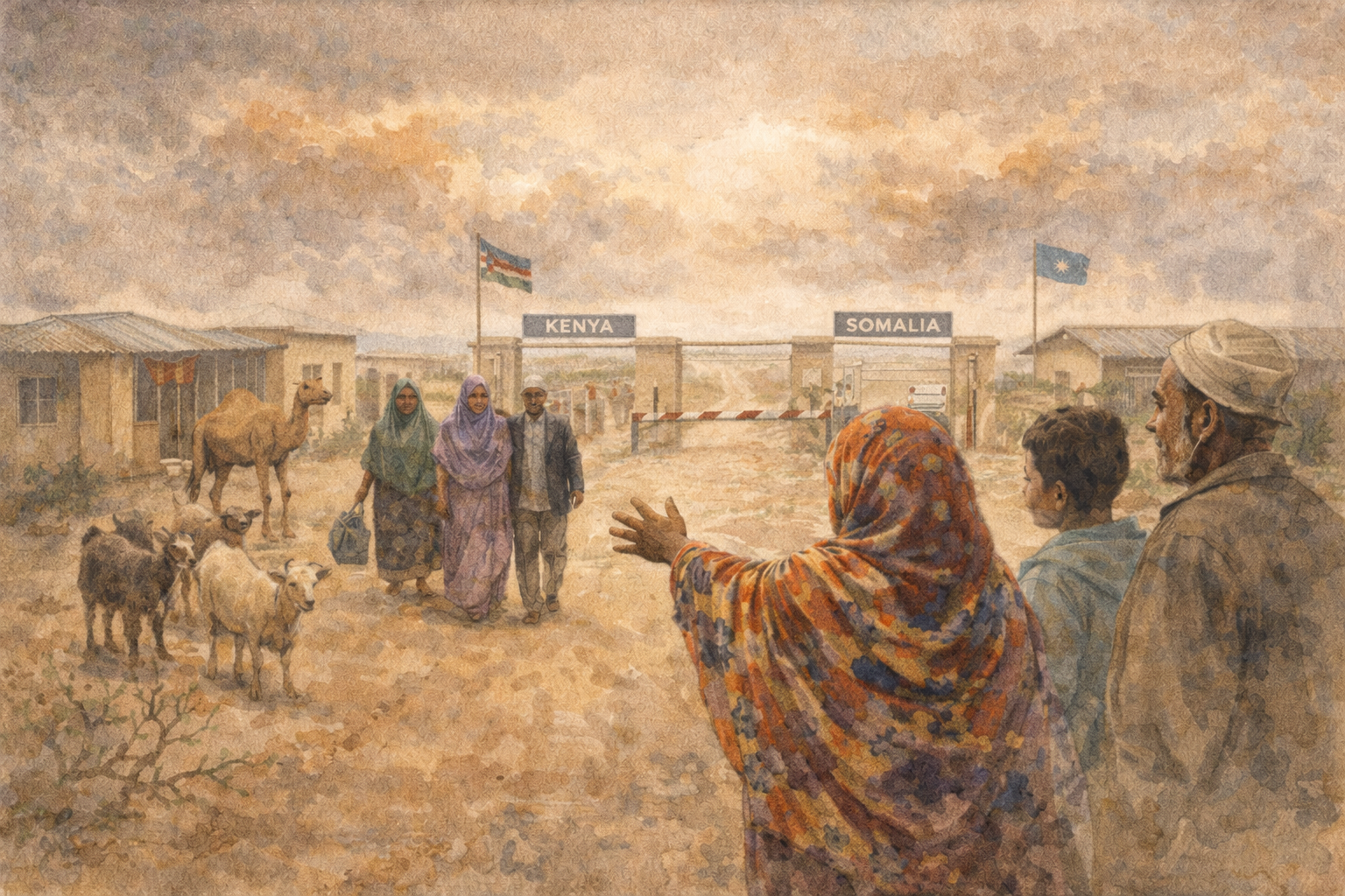 Kenia, Mandera Nach 15 Jahren wieder zu den Nachbarn