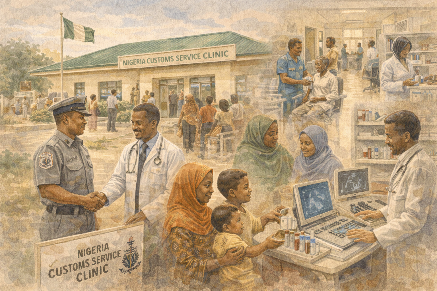 Nigeria, New 60 Bed Hospital in Bauchi for Customs Personnel and Community